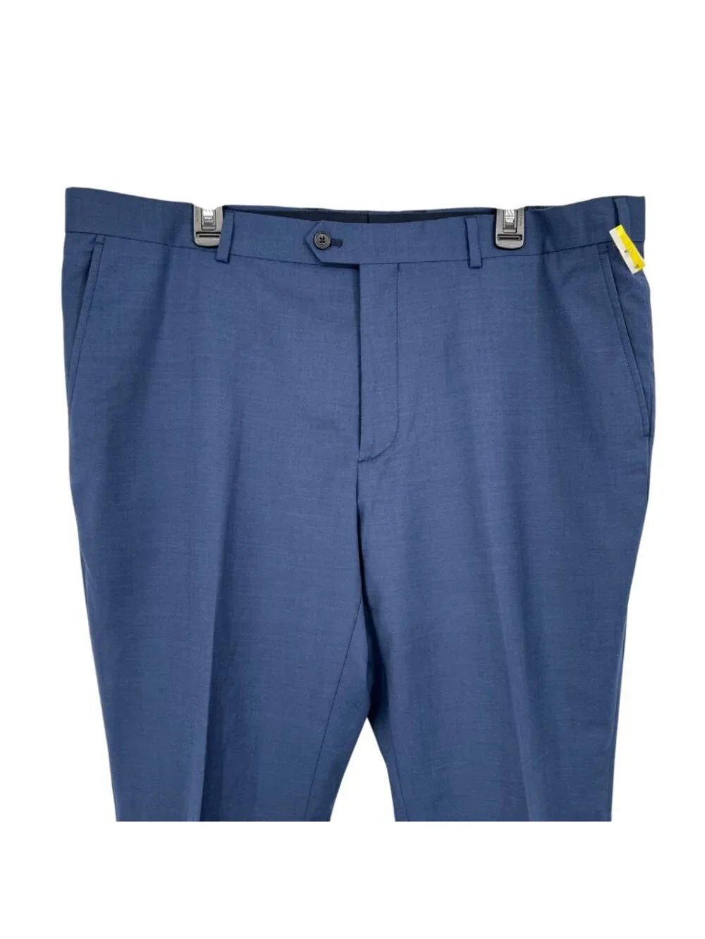 Original Penguin Wool Blend Flat Front Blue Dress Pants Mens Waist 40 NWOT